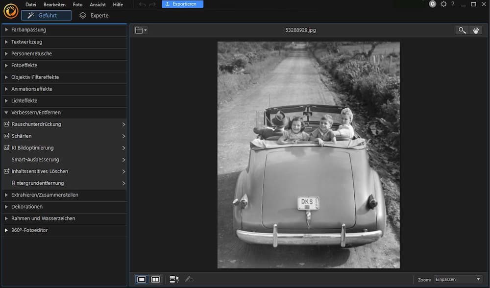 PhotoDirector PC - Alte Fotos restaurieren